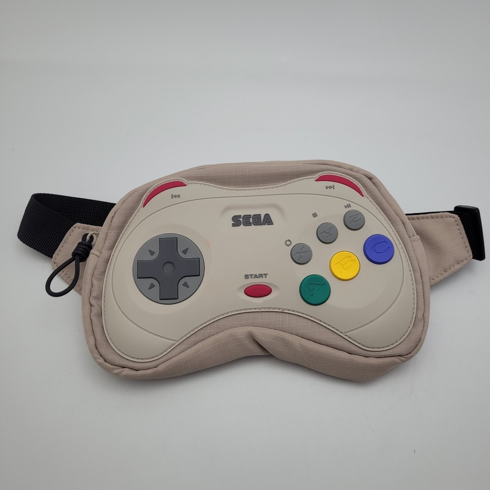 ZARA x SEGA Saturn Controller Design Waist Fanny Pack Beige Adjustable Strap